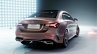 Mercedes A-Class L Sedan Rose Gold rear three quarters