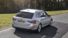 Armoured Skoda Superb Estate rear three quarters