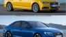 2016 Audi A4 vs 2019 Audi A4 old vs new front three quarters