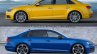 2016 Audi A4 vs 2019 Audi A4 old vs new side