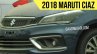 2018 Maruti Ciaz (facelift) front fascia spy shot