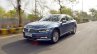 VW Passat review front three quarters motion shot