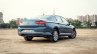 VW Passat review rear three quarters