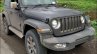 2-door 2019 Jeep Wrangler front three quarters right side spy shot India