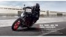 2018 Honda CB150R StreetFire front left quarter riding