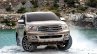 Facelifted Ford Everest (Facelifted Ford Endeavour) front three quarters off-roading