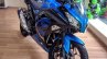 Kawasaki Ninja 300 2018 blue left quarter front right quarter