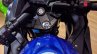 Kawasaki Ninja 300 2018 blue left quarter intrument cluster