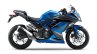 Kawasaki Ninja 300 2018 blue right side profile