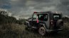 Modified Mahindra Thar by Red-D customs rear three quarters