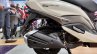 Suzuki Burgman Street spied at showroom exhaust