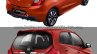 2018 Honda Brio RS vs. 2016 Honda Brio RS rear three quarters