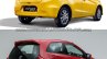 2018 Honda Brio vs. 2016 Honda Brio rear three quarters