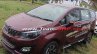 mahindra marazzo mpv front three quarters wine red 5f9d