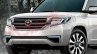 Next-gen Toyota Land Cruiser front fascia rendering