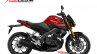 Yamaha Xabre 150 Yamaha M-Slaz MT-15 Facelift Rendering - Red