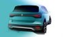 Vw T Cross Rear Three Quarters Sketch