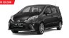 New Perodua Alza Facelift Granite Grey Metallic Fr