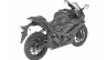 2019 Yamaha Yzf R3 Patent Images Rear Three Quarte