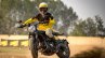 Ducati Scrambler Full Throttle Riding Shot Left Fr