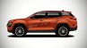 Tata Harrier Orange Rendering