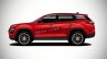 Tata Harrier Red Rendering