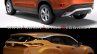 Tata Harrier Vs Tata H5x Rear Three Quarters