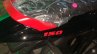 Bajaj Pulsar 150 Classic Red Graphics Pillion Grab