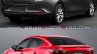 2019 Mazda3 Sedan Vs 2016 Mazda3 Sedan Rear Three