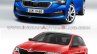 Skoda Scala Vs Skoda Rapid Spaceback Front Three Q