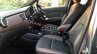 Nissan Kicks Interiors Front Seats