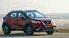 Nissan Kicks Front Three Quarters Red Colour