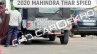 2020 Mahindra Thar Rear Three Quarters Spy Shot