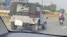 Next Gen Mahindra Thar Rear Three Quarters Spy Pho