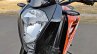 Ktm 125 Duke Abs Review Detail Shots Headlight And