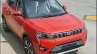 2018 Mahindra Xuv300 Images Red Front Three Quarte