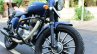 Royal Enfield Matte Blue Right Front Quarter