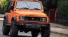 Modified Maruti Gypsy Motormind Orange Front Three