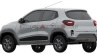 Renault Kwid Ev Rear Three Quarters