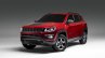 Jeep Compass Phev Front Three Quarters Lights On