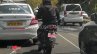 Revolt Motorcycle Spied Rear Action Shot