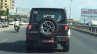 Jeep Wrangler Sahara Spy Image Rear 1