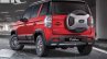 Accessorised Mahindra Tuv300 Rear Three Quarters