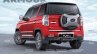 Accessorised Mahindra Tuv300 Rear Three Quarters L