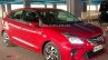 Red Toyota Glanza Front Three Quarters Spy Shot