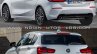 2019 Bmw 1 Series Vs 2015 Bmw 1 Series Rear Three