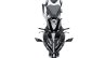 2020 Kawasaki Ninja 250 White Black Top View