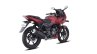 Bajaj Pulsar 220f Volcanic Red Right Rear Quarter