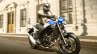 Suzuki Sv650 Blue Action Right Front Quarter