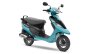 Tvs Scooty Pep Plus Aqua Matte Left Front Quarter